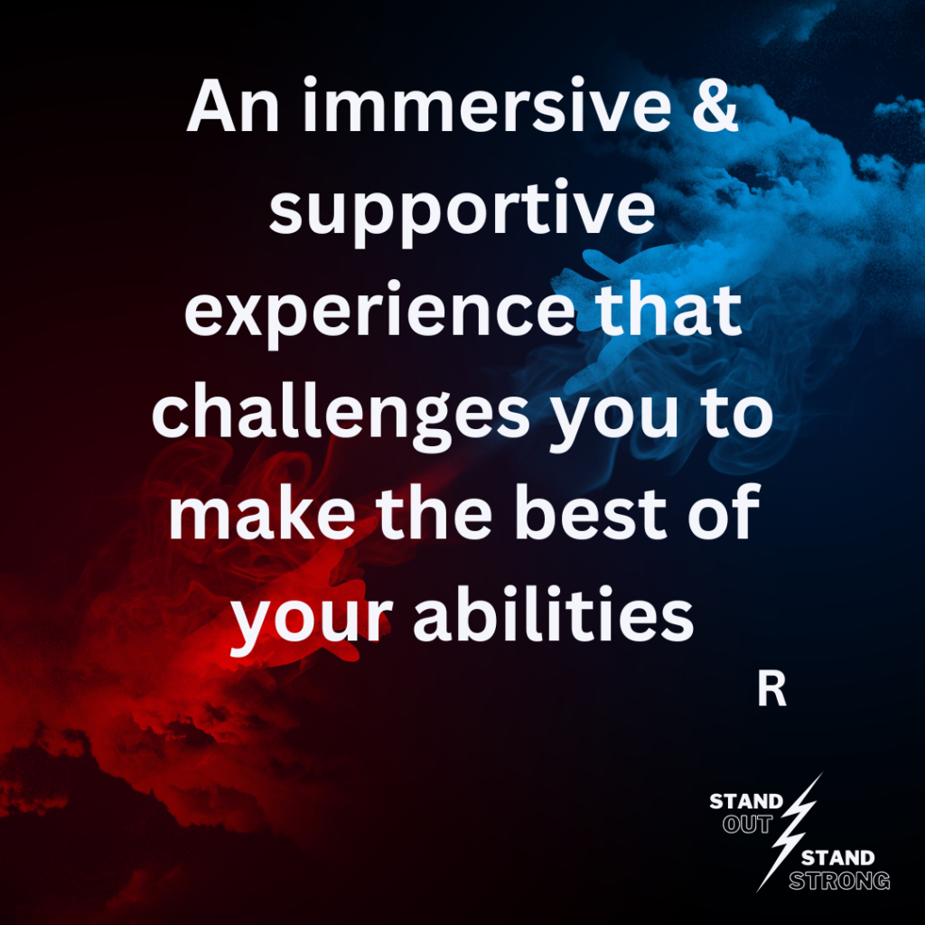 AlphaMale 45 is an immersive and supportive experience that challenges you to make the best of your abilities